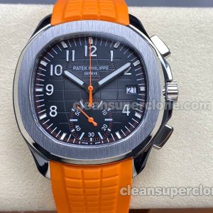 Aquanaut replica watch details and pricing MMA Factory Patek Philippe 5968A orange mechanical men