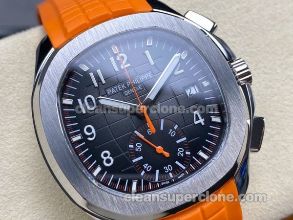 Aquanaut replica watch details and pricing MMA Factory Patek Philippe 5968A orange mechanical men