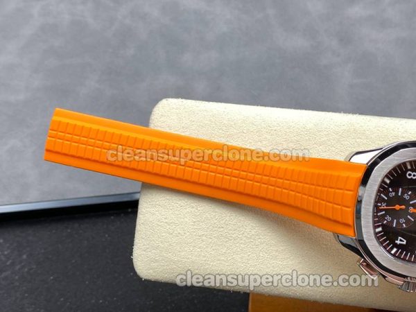 Aquanaut replica watch details and pricing MMA Factory Patek Philippe 5968A orange mechanical men