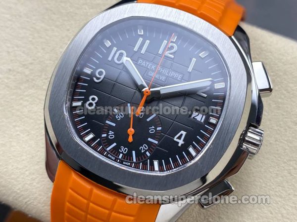 Aquanaut replica watch details and pricing MMA Factory Patek Philippe 5968A orange mechanical men