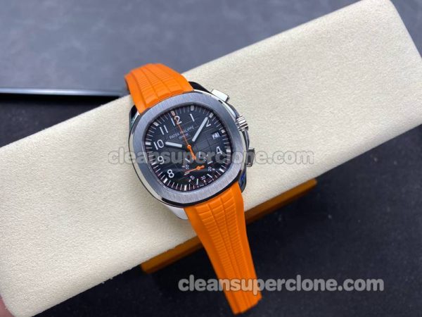 Aquanaut replica watch details and pricing MMA Factory Patek Philippe 5968A orange mechanical men