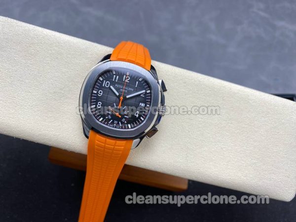 Aquanaut replica watch details and pricing MMA Factory Patek Philippe 5968A orange mechanical men