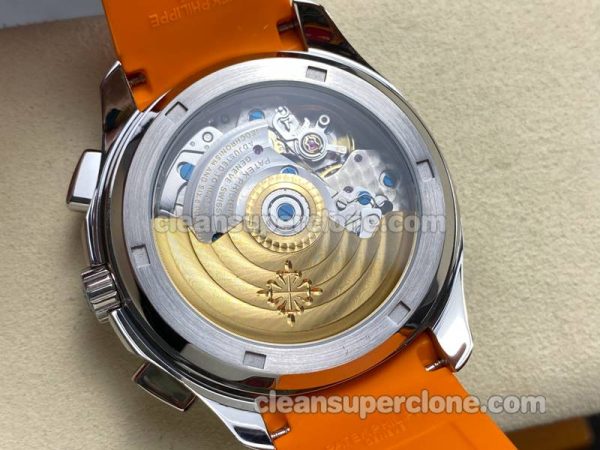 Aquanaut replica watch details and pricing MMA Factory Patek Philippe 5968A orange mechanical men