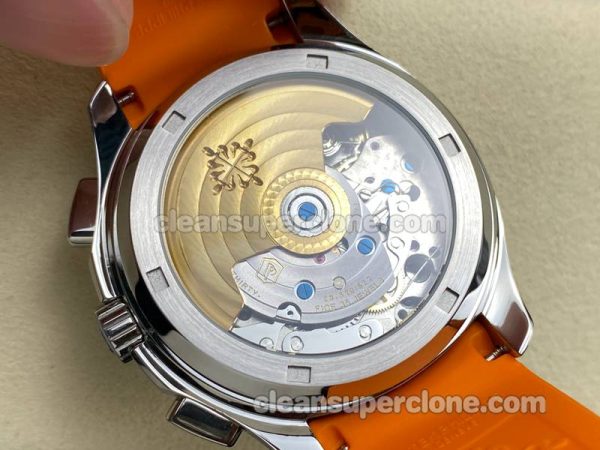 Aquanaut replica watch details and pricing MMA Factory Patek Philippe 5968A orange mechanical men