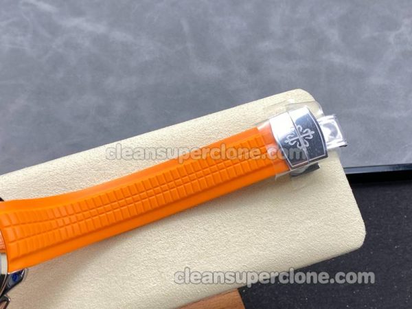Aquanaut replica watch details and pricing MMA Factory Patek Philippe 5968A orange mechanical men