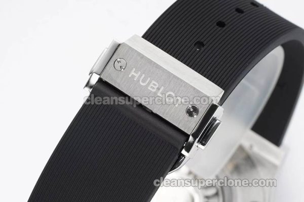 Classic Fusion replica watch details and pricing JJ Factory Hublot 542.NX black Rubber strap mechanical men