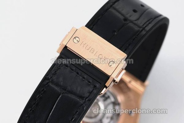 Classic Fusion replica watch details and pricing JJ Factory Hublot 542.OX Grey Leather strap mechanical men