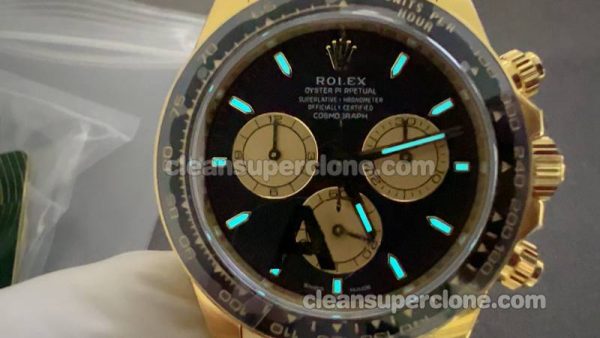 Daytona replica watch details and pricing VS Factory Rolex 126518 black 4131 mechanical men