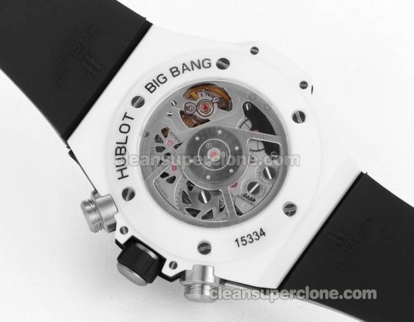 Big Bang replica watch details and pricing Hublot 411.JX Colored diamond ceramics mechanical men