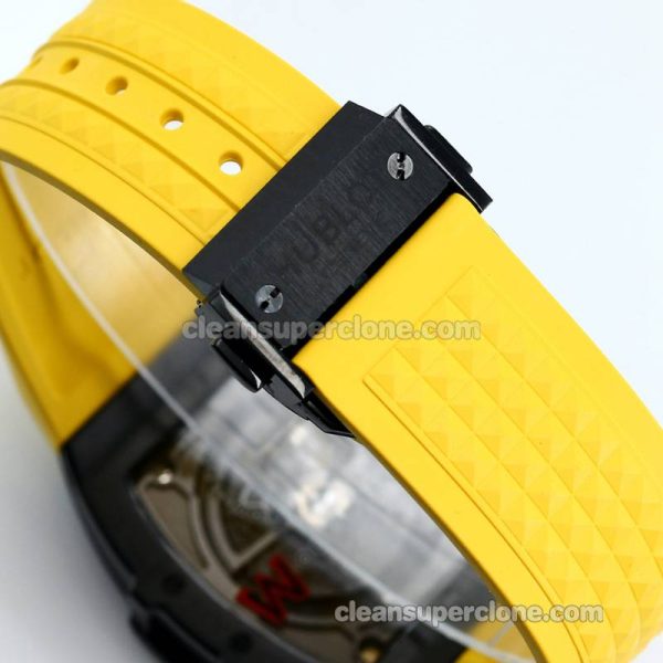 Big Bang replica watch details and pricing TW Factory Hublot 646.CI Skull yellow rubber mechanical men