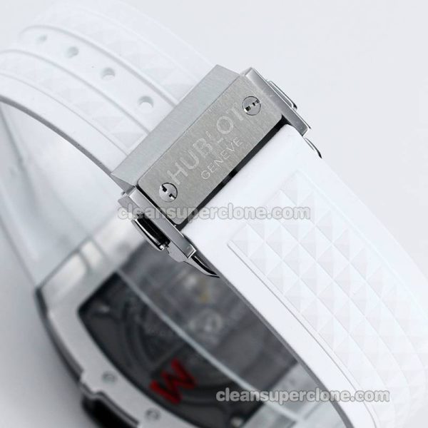 Big Bang replica watch details and pricing TW Factory Hublot 646.CI Skull white rubber mechanical men