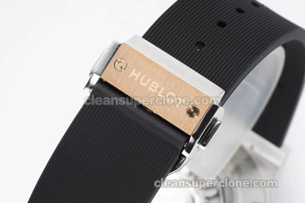Classic Fusion replica watch details and pricing JJ Factory Hublot 542.NO black Rubber strap mechanical men