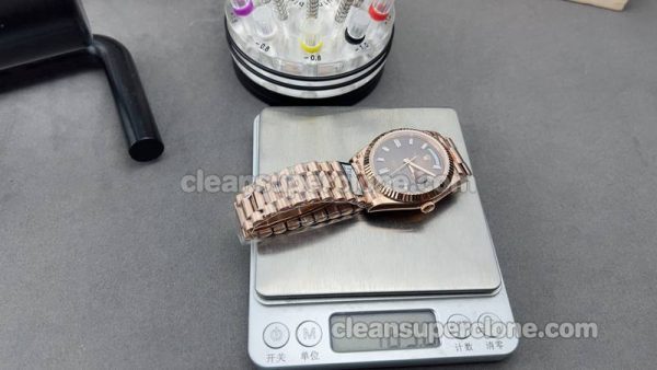 Rolex Super Clone Watch pictures and prices QF Factory Day-date 228235 brown 40mm mechanical men