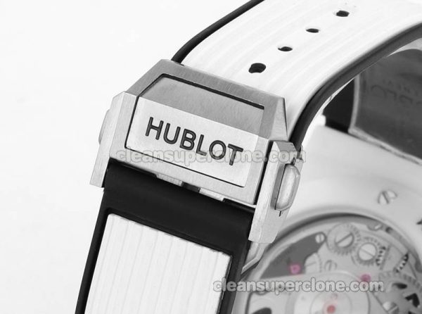 Big Bang replica watch details and pricing Hublot 411.JX Colored diamond ceramics mechanical men