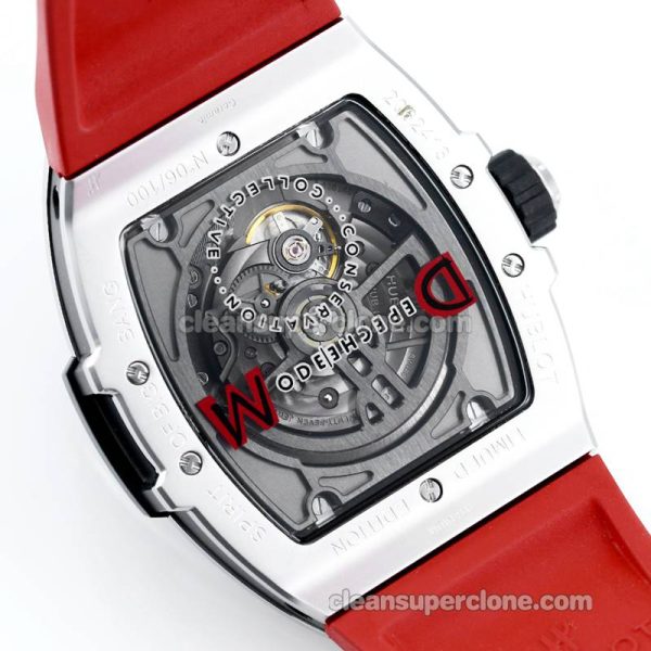 Big Bang replica watch details and pricing TW Factory Hublot 646.CI Skull red rubber mechanical men