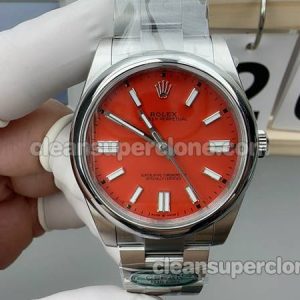 Rolex Super Clone Watch pictures and prices Clean Factory Oyster Perpetual 124300 red 41mm mechanical men