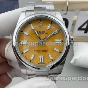 Rolex Super Clone Watch pictures and prices Clean Factory Oyster Perpetual 124300 yellow 41mm mechanical men