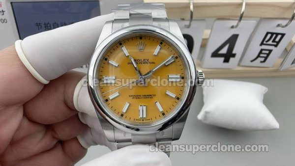 Rolex Super Clone Watch pictures and prices Clean Factory Oyster Perpetual 124300 yellow 41mm mechanical men