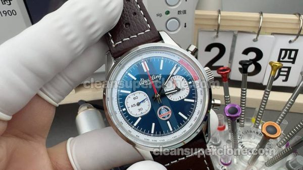 Breitling Super Clone Watch pictures and prices BLS Factory Top Time AB01763 blue mechanical men