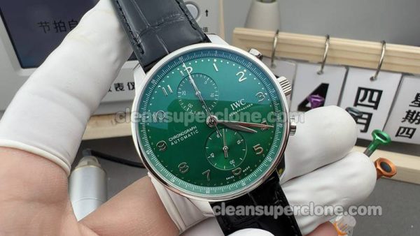 IWC Super Clone Watch pictures and prices ZF Factory Portugieser IW371615 Green mechanical men