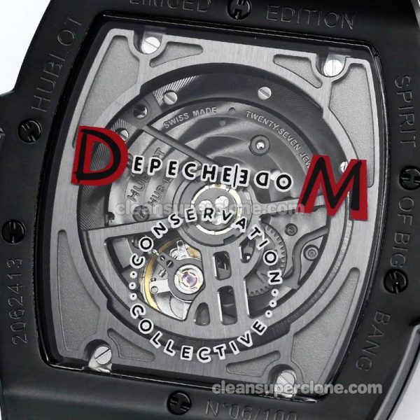Big Bang replica watch details and pricing TW Factory Hublot 646.CI Skull Green rubber mechanical men