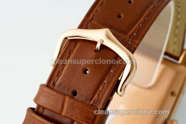 Tank replica watch details and pricing AF Factory Cartier WB704851 brown strap mechanical men