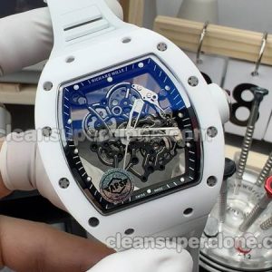 Richard Mille Super Clone Watch pictures and prices APS Factory RM055 white mechanical men