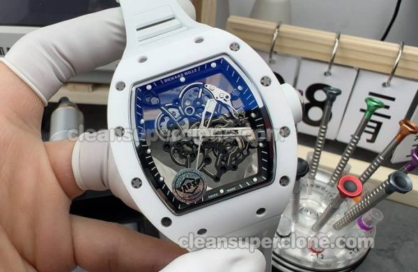 Richard Mille Super Clone Watch pictures and prices APS Factory RM055 white mechanical men