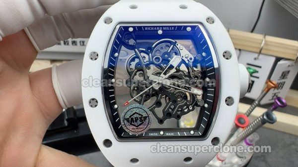 Richard Mille Super Clone Watch pictures and prices APS Factory RM055 white mechanical men