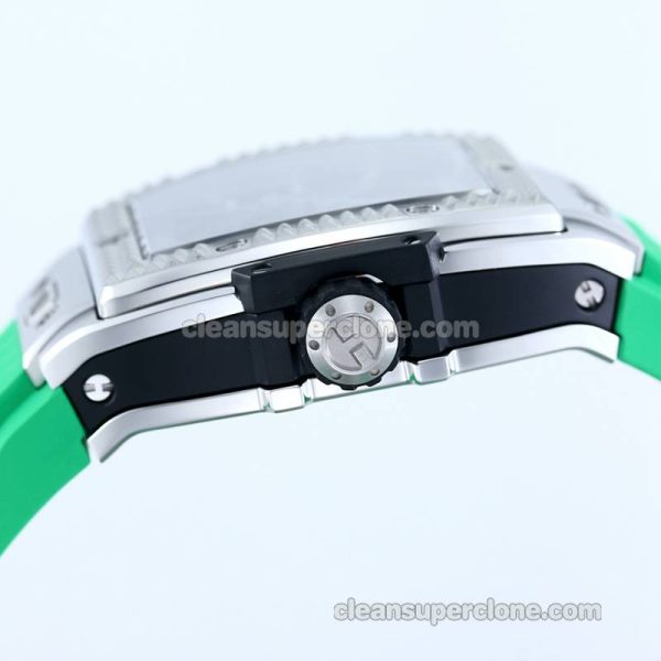 Big Bang replica watch details and pricing TW Factory Hublot 646.CI Skull Green rubber mechanical men