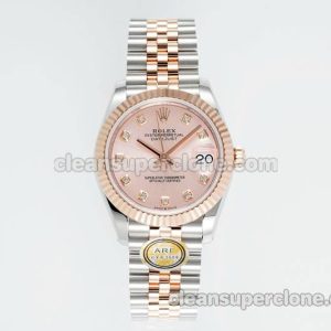 Rolex Super Clone watch picture and price ARF Lady-Datejust 278271 pink 31mm intermetallic mechanical women