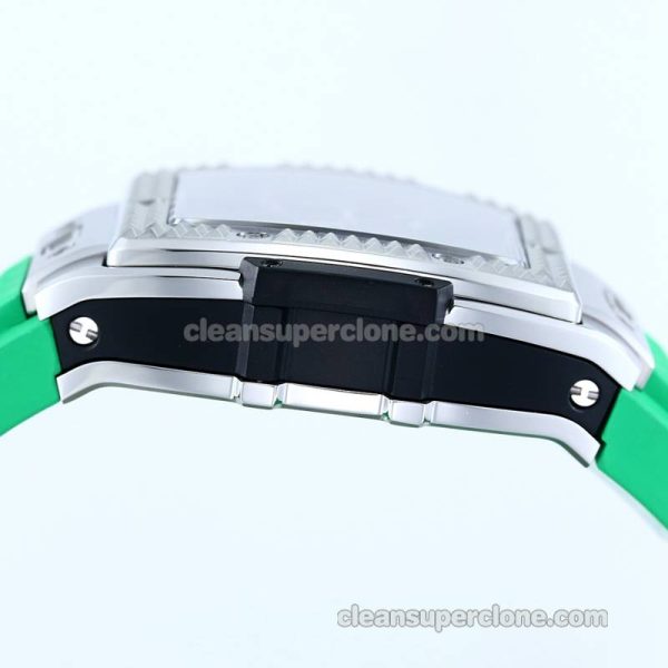 Big Bang replica watch details and pricing TW Factory Hublot 646.CI Skull Green rubber mechanical men