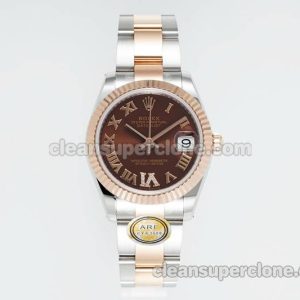 Rolex Super Clone watch picture and price ARF Lady-Datejust 278271 brown roman numerals 31mm intermetallic mechanical women