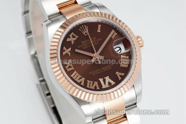 Rolex Super Clone watch picture and price ARF Lady-Datejust 278271 brown roman numerals 31mm intermetallic mechanical women