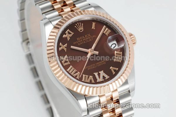 Rolex Super Clone watch picture and price ARF Lady-Datejust 278271 brown roman numerals 31mm intermetallic mechanical women