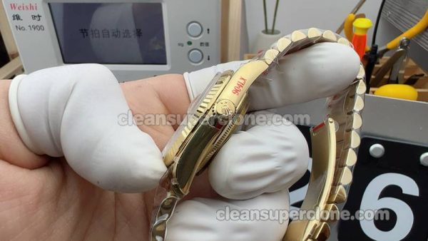 Day-Date replica watch details and pricing QF Factory Rolex 128238 Diamond 36mm mechanical women
