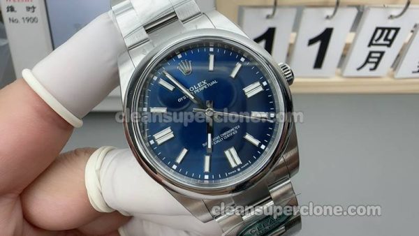 Rolex Super Clone Watch pictures and prices Clean Factory Oyster Perpetual 124300 blue 41mm mechanical men