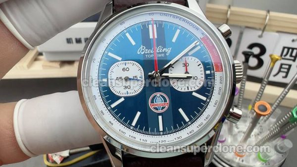 Breitling Super Clone Watch pictures and prices BLS Factory Top Time AB01763 blue mechanical men