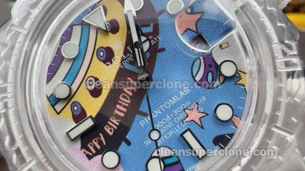 Rolex Super Clone Watch pictures and prices KZ Factory Phantomlab Crystal mechanical men