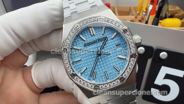 Audemars Piguet Super Clone Watch pictures and prices 8F Factory Royal Oak 15551 blue 37mm mechanical women