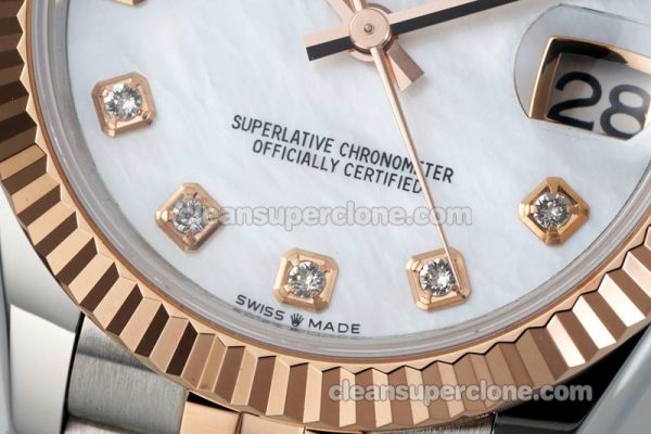 Rolex Super Clone watch picture and price ARF Lady-Datejust 278271 White 31mm intermetallic mechanical women