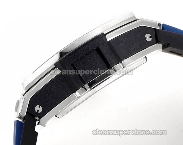 Big Bang replica watch details and pricing Hublot 642.NX Blue strap mechanical men