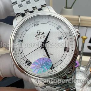 Omega Super Clone Watch pictures and prices MKS Factory Deville 424.10.40 sliver mechanical men