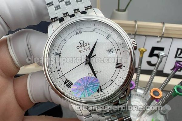 Omega Super Clone Watch pictures and prices MKS Factory Deville 424.10.40 sliver mechanical men