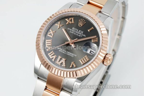 Rolex Super Clone watch picture and price ARF Lady-Datejust 278271 Dark grey 31mm intermetallic mechanical women