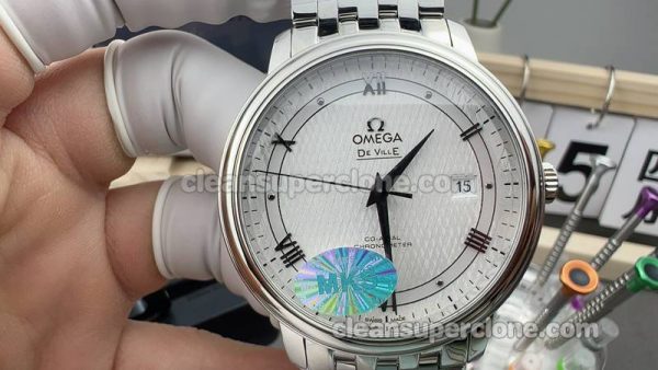 Omega Super Clone Watch pictures and prices MKS Factory Deville 424.10.40 sliver mechanical men