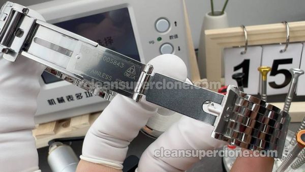 Omega Super Clone Watch pictures and prices MKS Factory Deville 424.10.40 sliver mechanical men