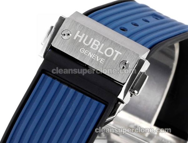Big Bang replica watch details and pricing Hublot 642.NX Blue strap mechanical men