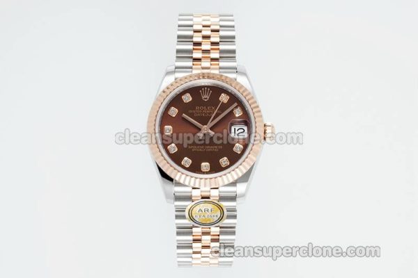 Rolex Super Clone watch picture and price ARF Lady-Datejust 278271 brown 31mm intermetallic mechanical women