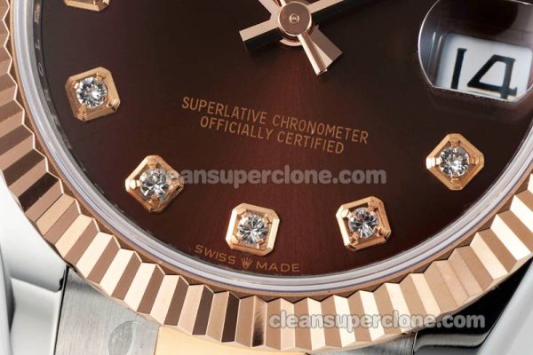Rolex Super Clone watch picture and price ARF Lady-Datejust 278271 brown 31mm intermetallic mechanical women